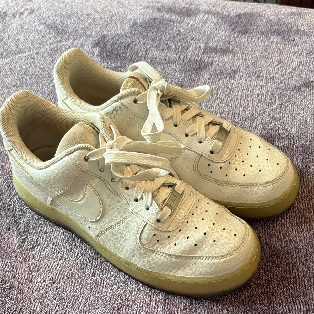 Nike AF1 2016 Ice Sole Sneakers 7.5 Golfball Texture